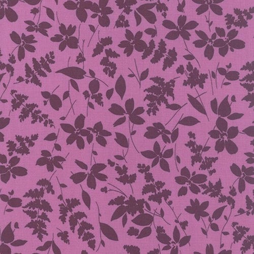 Basic Mixologie by Studio for Moda 33021-19 Purple Leaves sold by the 1/2 yd.