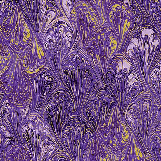 Marble by Greta Lynn for Benartex 14038M-66 Marble Purple sold by the 1/2 yd.