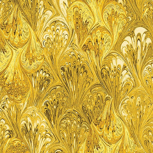 Marble by Greta Lynn for Benartex 14038M-32 Marble Marigold sold by the 1/2 yd.