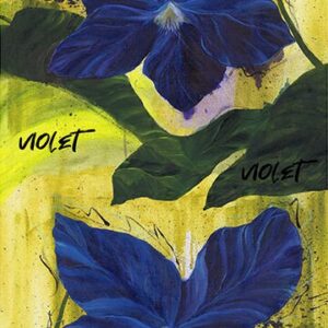 Wildflower Panel by Stephanie Brandenburg for Northcott 40078-52 Violet 24"X43"