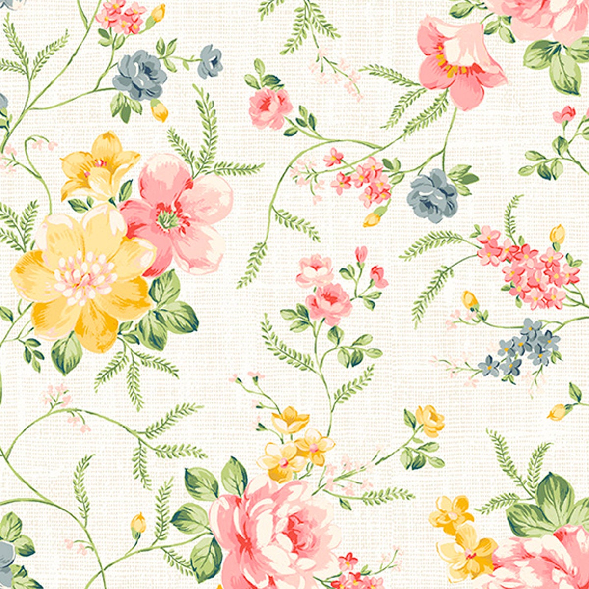 Laurel by Whistler Studios for Windham Fabrics 53832-1 Linen sold by the 1/2 yd.