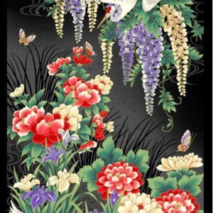Tsuru Panel by P &B Textiles TSRUR5256-PA 22"X43"
