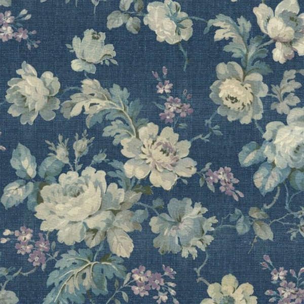 Chambray Rose Large Floral by Nancy Gere for Windham Fabrics 40826-X Multi sold by the 1/2 yd.