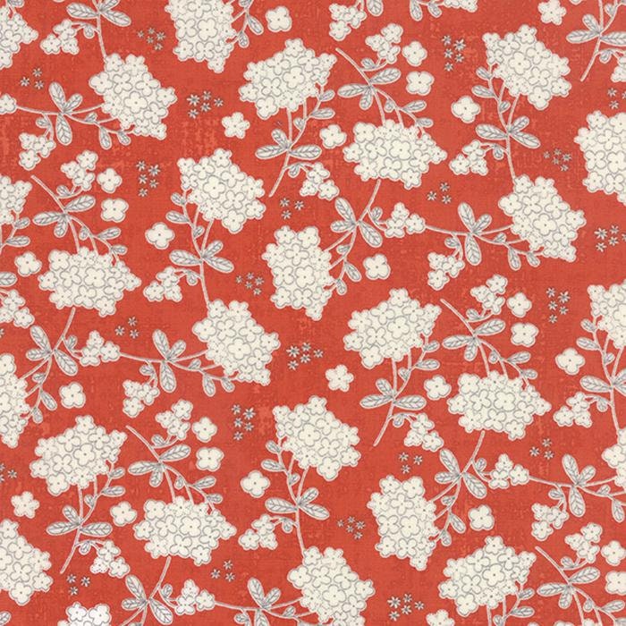 Garden Project by Tim and Beck for Moda Fabrics 39552-14 Strawberry sold by the 1/2 yd.