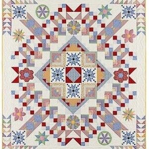 Aunt Grace: Simple Sampler Quilt Kit by Marcus Fabrics 64"X71" pattern included