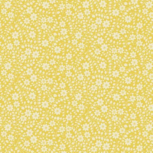Nana Mae 6 by Henry Glass 366-44 Yellow sold by the 1/2 yd.