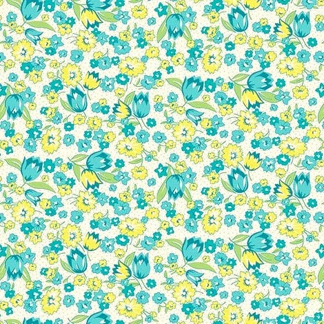 Nana Mae 6 by Henry Glass 361-64 Cream sold by the 1/2 yd.