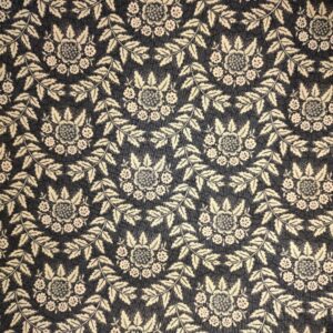 Sturbridge by Kathie Schmitz for Moda 6072-11 Black 28" remnant remnant