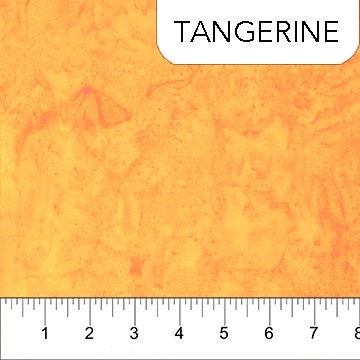 Banyan Shadows by Banyan Batiks for Northcott 81300-56 Tangerine sold by the 1/2 yd.