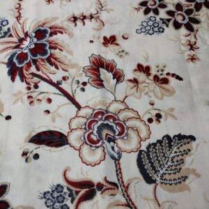 American Beauty by Gerrie Robinson for Red Rooster 26476 Cream one yard 29" remnant