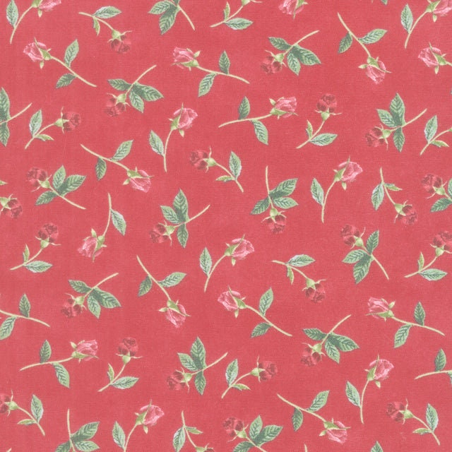Daydream Garden Bud Toss by Tim Gaffey for Wilmington Prints 50014-337 Burgundy sold by the 1/2 yd.