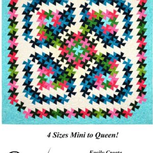 Twister Blooms Quilt Pattern by Marilyn Foreman 4 sizes