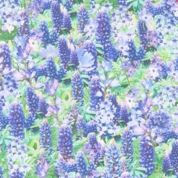 Wildflower Floral Field by Timeless Treasures CD2434-Purple sold by the 1/2 yd.
