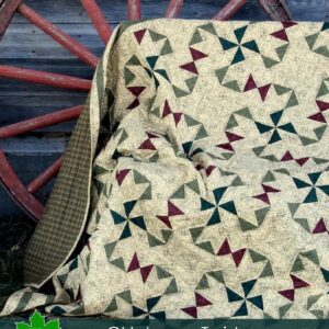 Oaklahoma Twister Quilt Pattern 72"X72"