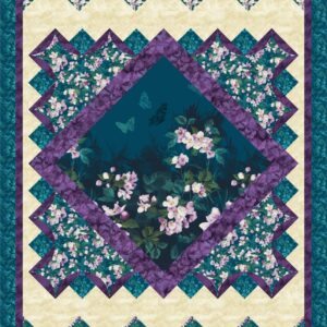 Garden Sanctuary Quilt Pattern byJan Douglas Designs 58"X72"
