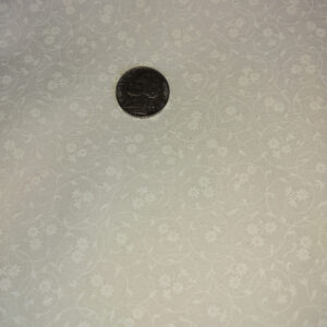 Tiny White Flowers on Cream No# 1-1/2 yd. remnant