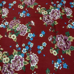 Metallic Floral No# 1 yd. remnant