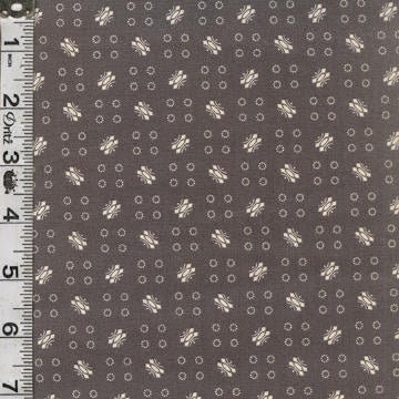 Greige Goods by Sheryl Johnson for Marcus Fabrics 11r310240-Smoke sold by the 1/2 yd.