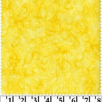 Fusion Illusion by Blank Quilting BTR 4368 Yellow 12" remnant