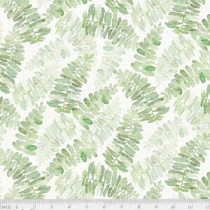 Sweet Magnolia by Deane Beesley for P&B Textiles SMAG 5369-White sold by the 1/2 yd.