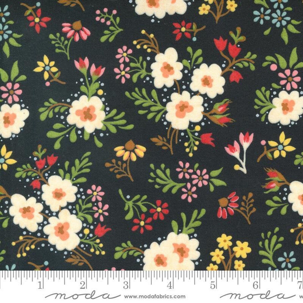 Fruit Loop by Basic Grey for Moda Fabrics 30731-17 Black Currant sold by  the 1/2 yd.