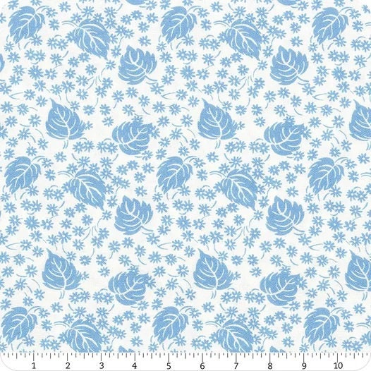 Daisy's Bluework by Debbie Beaves for Robert Kaufman 21267-247 Blue sold by the 1/2 yd.