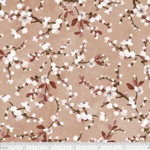 Le Jardin Blooming Branches  by P&B Textiles 05442-NE sold by the 1/2 yd.