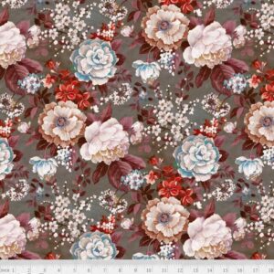 Le Jardin Garden Blooms  by P&B Textiles 05439-DST sold by the 1/2 yd.