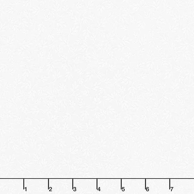Ramblings by P&B Textiles RA11 00772-White sold by the 1/2 yd.