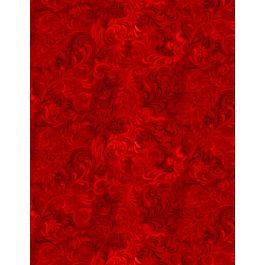 Essentials Embellishment by Danhui Nai for Wilmington Prints 51000-333 Red sold by the 1/2 yd.