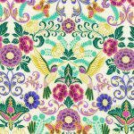 Midnight Nectar by Robert Kaufman 21185-14 Natural sold by the 1/2 yd.