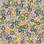 Jolene Flowerbed by Whistler Studios for Windham Fabrics 53879-3 Yellow sold by the 1/2 yd.