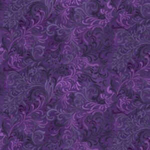 Essentials Embellishment by Danhui Nai for Wilmington Prints 51000-664 Purple sold by the 1/2 yd.