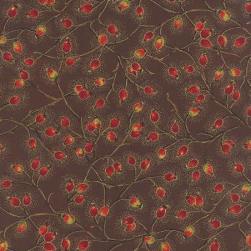 Autumn elegance by Sentimental Studios for Moda Fabrics 33114-11M Cocoa one yard remnant