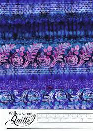 Bloomburst Wishwell Collection for Robert Kaufman 21299-72 Cobalt sold by the 1/2 yd.
