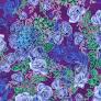 Mystic Moon by Robert Kaufman SKRM21635-460 Midnight Purple sold by the 1/2 yd.