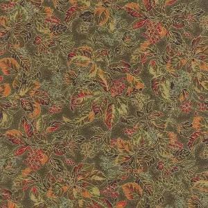 Autumn Elegance by Sentimental Studios for Moda 33111-14M Cocoa sold by the 1/2 yd.