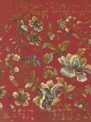 Lydia's Lace by Betsy Chutchian for Moda Fabrics 31680-14 Crimson sold by the 1/2 yd.
