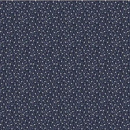 Jasper Blue Growing Vine by Whistler Studios for Windham Fabrics 54372-2 Indigo sold by the 1/2 yd.