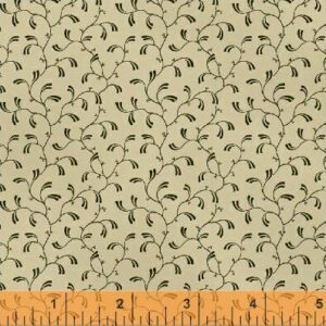 Ashley by Whistler Studios for Windham Fabrics 35315-2 Cream one yard 23" remnant