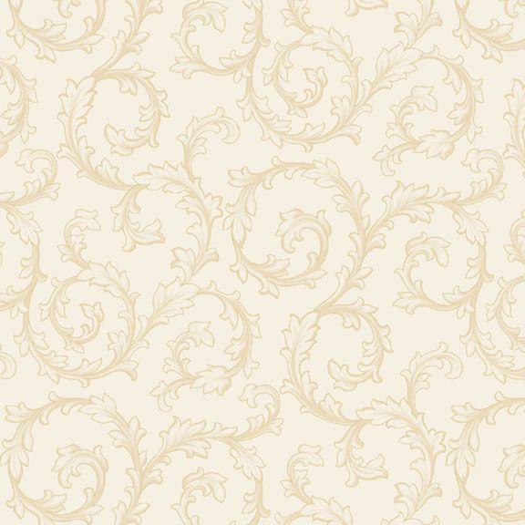 Swirl 108" Wide fabric Designed by Smithsonian Inst. for Marcus Fabrics 360849D Cream sold by 1/2 yd.