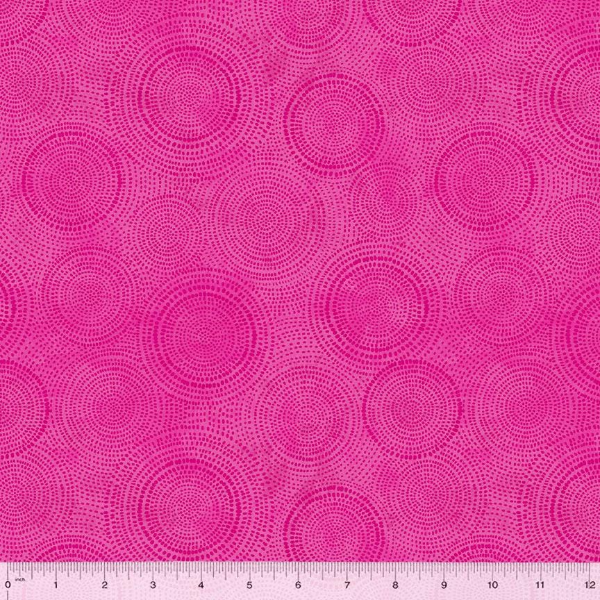 Radiance by Whistler Studios for Windham Fabrics 53727-38 Hot Pink sold by the 1/2 yd.