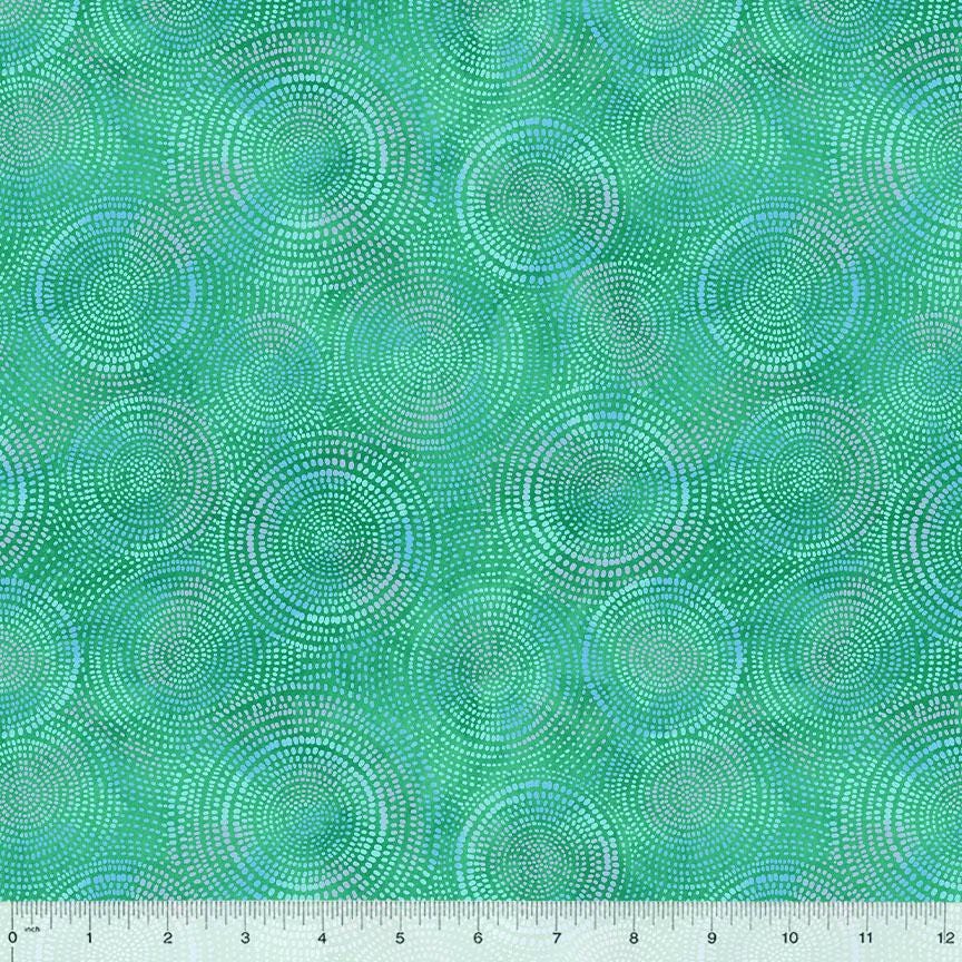 Radiance by Whistler Studios for Windham Fabrics 53727-20 Underwater sold by the 1/2 yd.