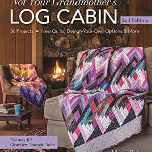 Not Your Grandmother's Log Cabin Quilt Book by Sara Nephew & Marci Baker New