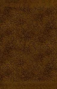 Essentials Filigree by Cynthia Coulter for Wilmington 42324-229 Dk. Chocolate sold by the 1/2 yd.