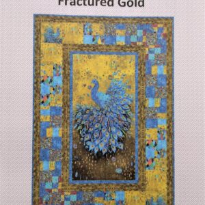 Fractured Gold Peacock Quilt Kit by Timeless Treasures TTQ-388A 47"X68"