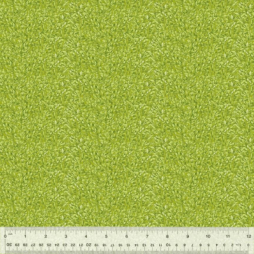 Lily Shrubbery by Whistler Studios for Windham Fabrics 54559-11 Leaf sold by the 1/2 yd.