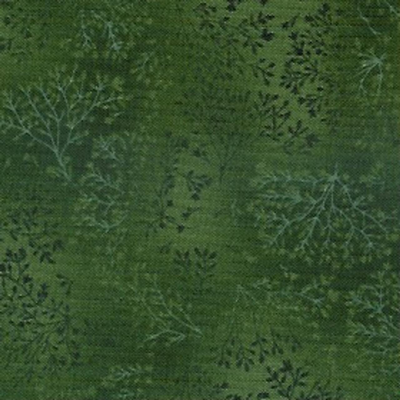 Fusions 7 by Robert Kaufman 5573-48 Jungle Green one yard 5" remnant