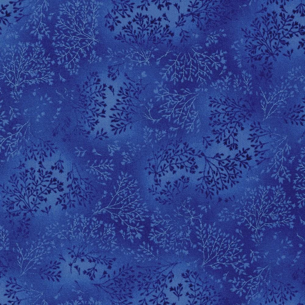 Fusions 7 by Robert Kaufman 5573-72 Cobalt sold by the 1/2 yd