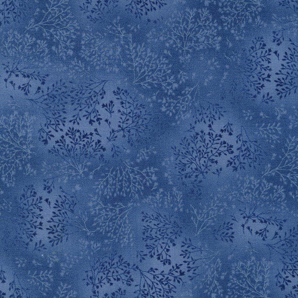 Fusions 7 by Robert Kaufman 5573-62 Indigo sold by the 1/2 yd.